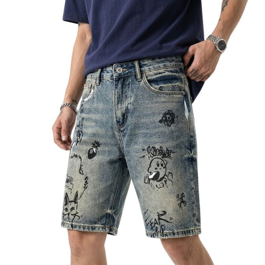Short Japonais Homme Imprimé