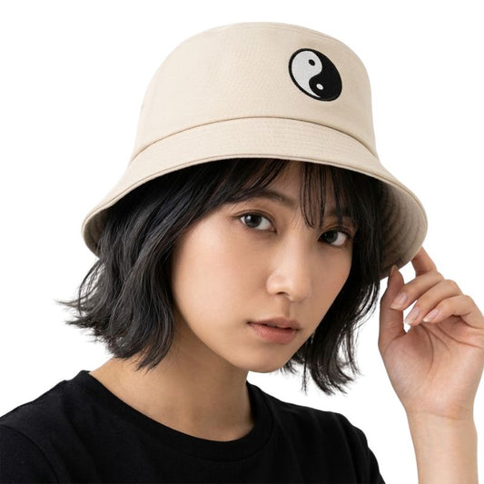 Chapeau Streetwear Avec Symbole Yin Yang Style Urbain