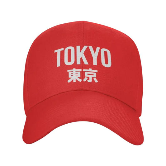 Casquette Japonaise Tokyo En Coton Avec Inscription Kanji