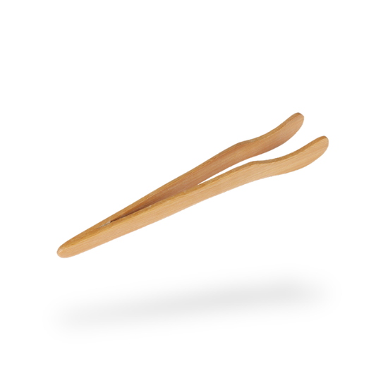 Cuillère Matcha Pince En Bambou Avec Forme Incurvée