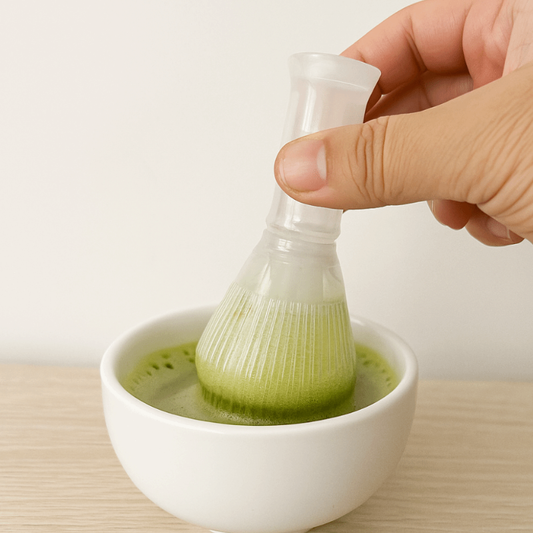 Fouet Matcha Avec Structure Rainurée Et Style Moderne