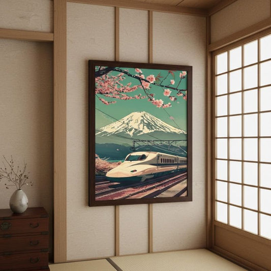 Tableau Japonais Shinkansen