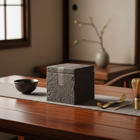 Boîte à Thé Japonaise Au Design Minimaliste