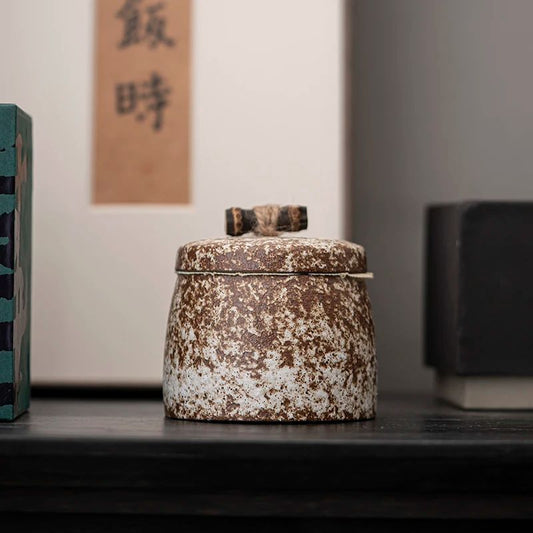 Boîte à Thé Japonaise en Céramique