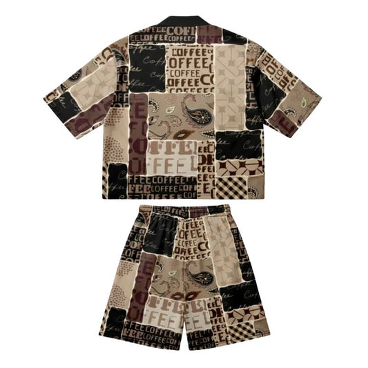 Ensemble Kimono Japonaise Avec Illustration Contemporaine