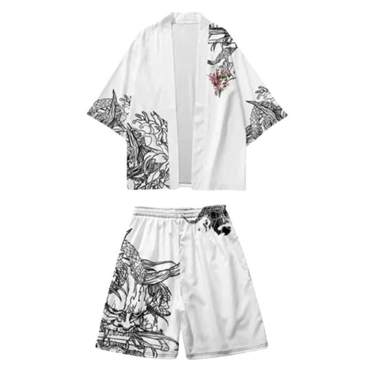 Ensemble Kimono Moderne En Tenue Décontractée