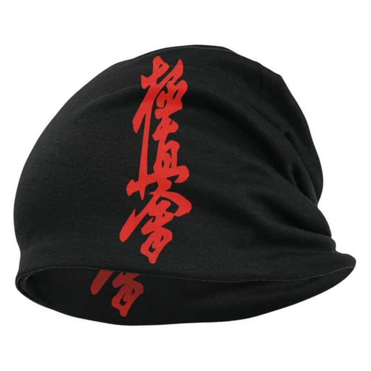 Bonnet Japonais Mode Urbaine Avec Motif Calligraphie, bonnet japonais noir