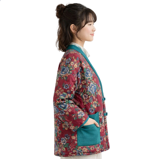 Hanten Femme Style Kimono En Design Élégant