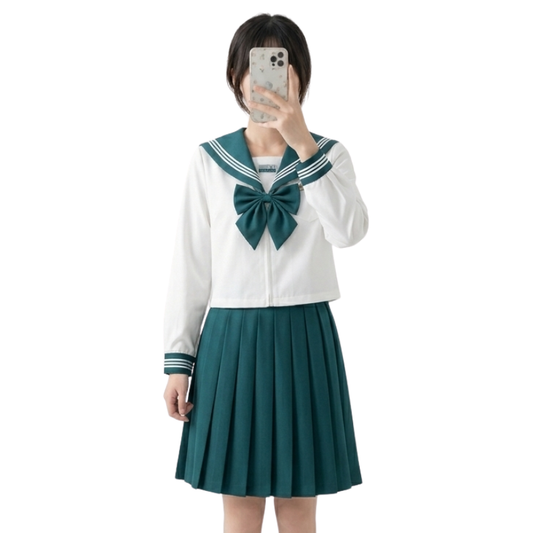 Uniforme Japonais Cosplay Avec Détails Marin Et Style Scolaire