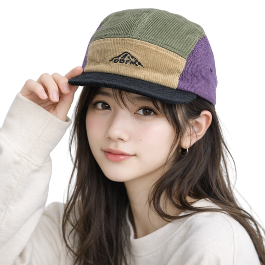 Casquette Japonaise En Velours Côtelé