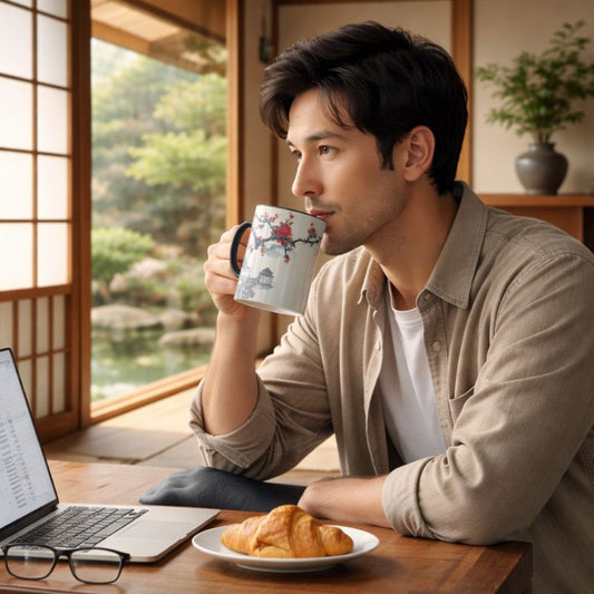 Tasse Japonaise À Motif Sakura