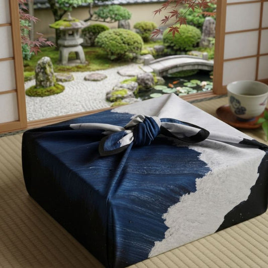 Furoshiki Japonais Paysage Marin