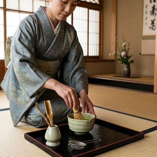 Kit Matcha Traditionnel 6 Pièces Pour Préparation Du Thé