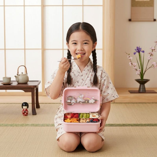 Boîte Bento Japonaise À Imprimé Licorne