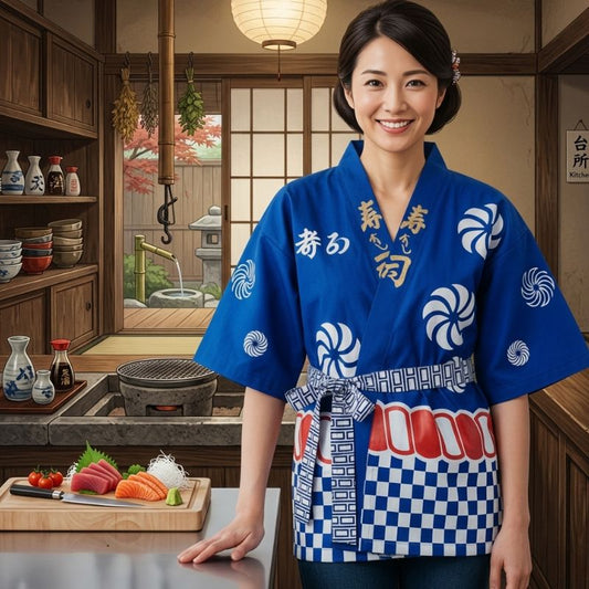 Tablier japonais Style Matsuri Traditionnel