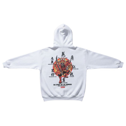 Sweat Japonais Avec Guerrier Oni, Sweat Japonais Blanc