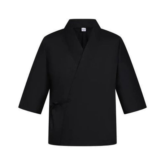 Tablier Japonais Style Kimono, Tablier Japonais Noir