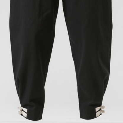 Pantalon Japonais Long Homme Style Minimaliste Tendance
