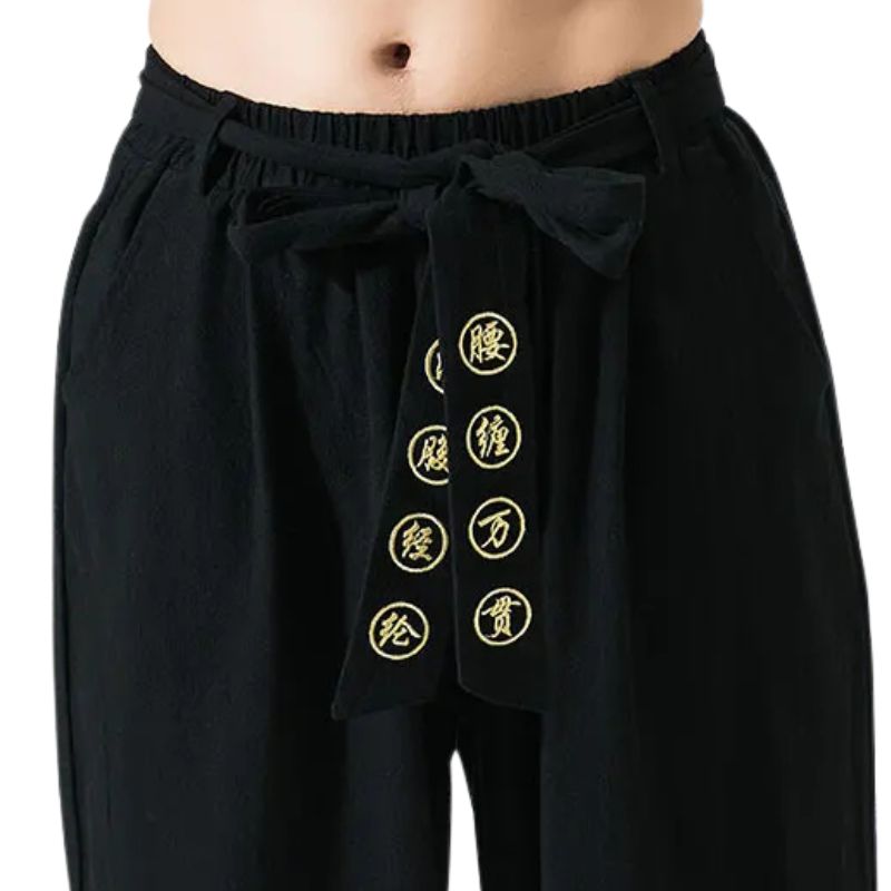 Pantalon Japonais Ample Homme Coupe Traditionnelle