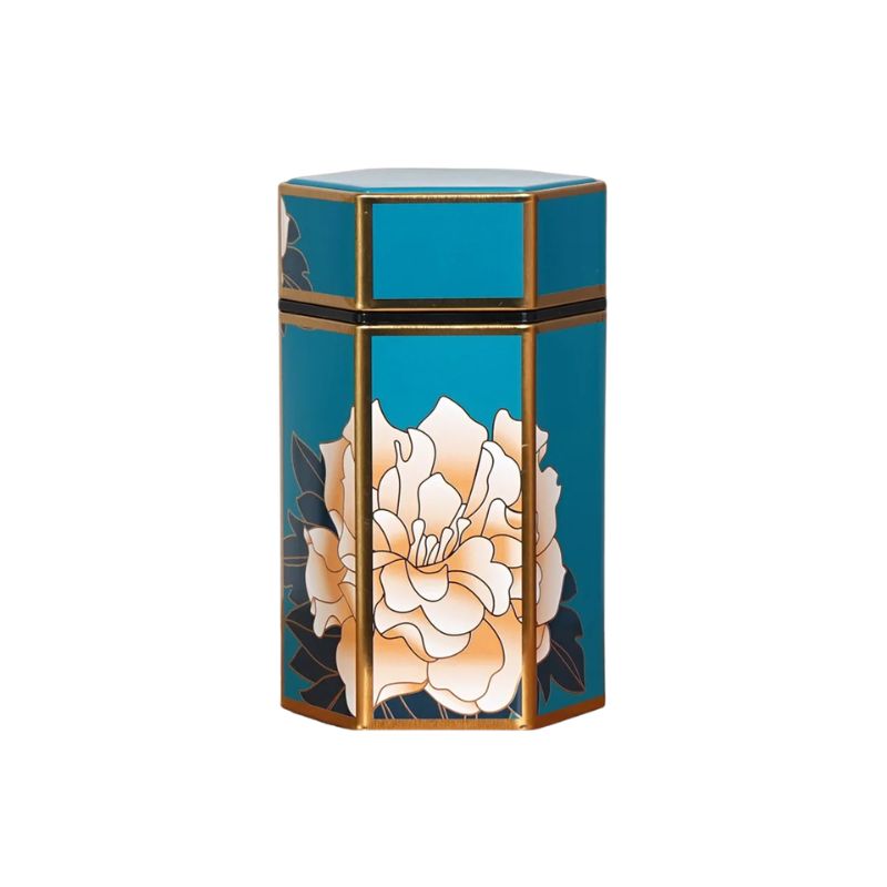 Boîte à Thé Japonaise À Décor Floral