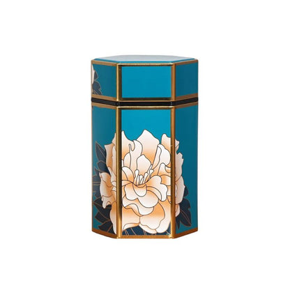 Boîte à Thé Japonaise À Décor Floral