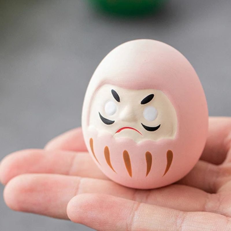 Daruma Expression Fâchée En Céramique