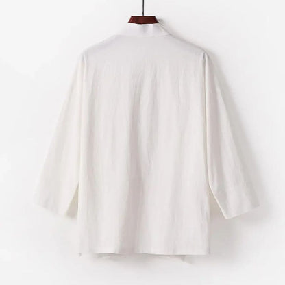 Jinbei Homme Minimaliste En Ensemble Ample Et Respirant