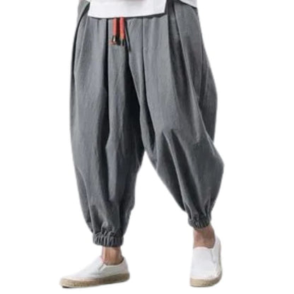 Pantalon Japonais Ample Homme Style Sarouel Moderne