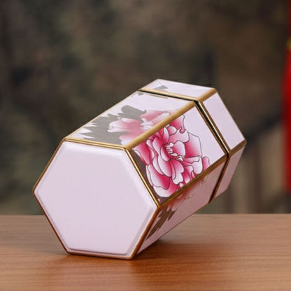 Boîte à Thé Japonaise À Décor Floral