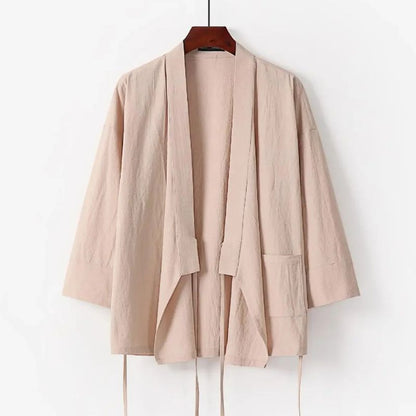 Jinbei Homme Minimaliste En Ensemble Ample Et Respirant