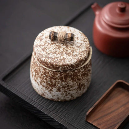 Boîte à Thé Japonaise en Céramique