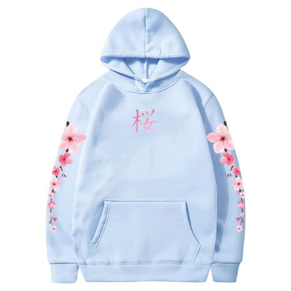 Sweat Japonais En Coupe Décontractée Avec Imprimé Sakura