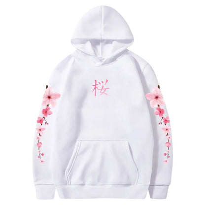 Sweat Japonais En Coupe Décontractée Avec Imprimé Sakura