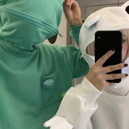 Sweat Japonais Avec Capuche Fantaisie