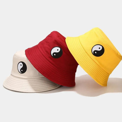 Chapeau Streetwear Avec Symbole Yin Yang Style Urbain
