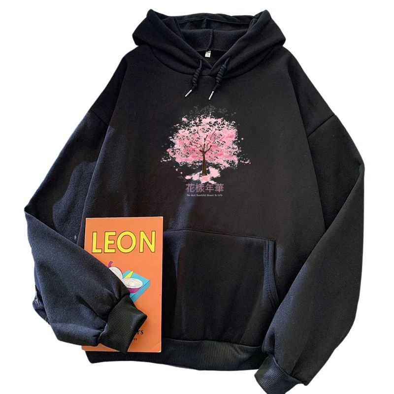 Sweat Japonais Avec Arbre Sakura