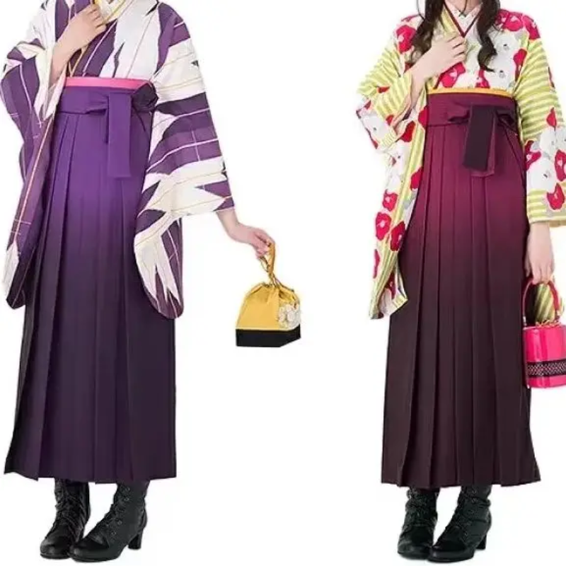 Hakama Femme Avec Nœud Traditionnel