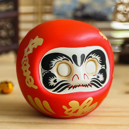 Daruma Tirelire Traditionnelle En Céramique
