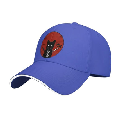Casquette Japonaise Avec Chat Ninja