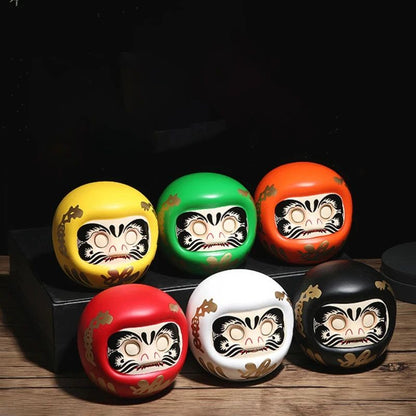 Daruma Tirelire Traditionnelle En Céramique