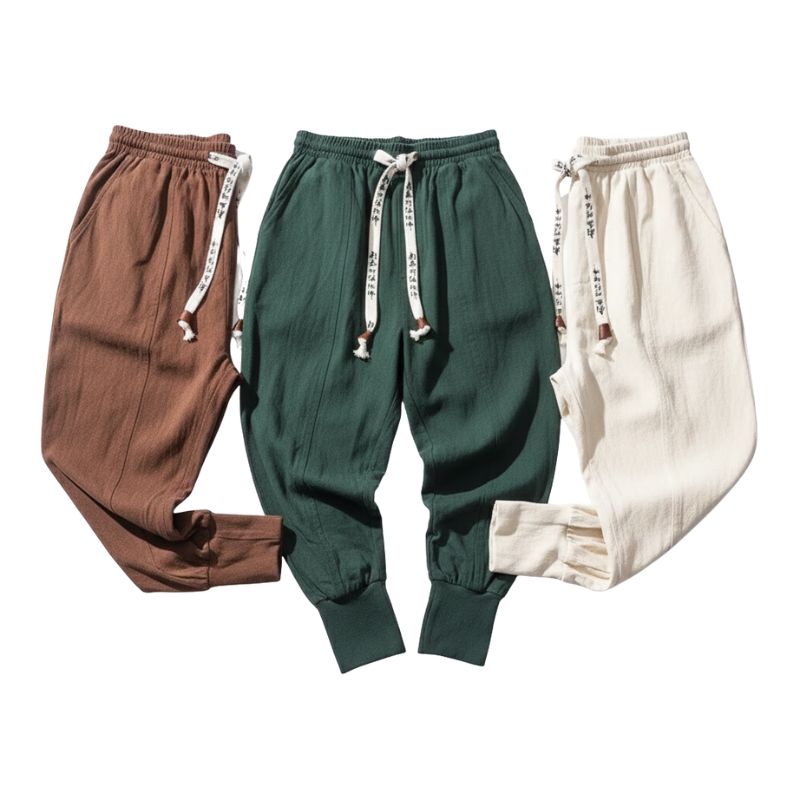 Pantalon Japonais Ample Homme Style Sarouel Moderne