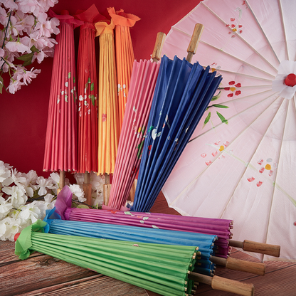Parapluie Japonais Traditionnel En Papier Huilé Style Sakura