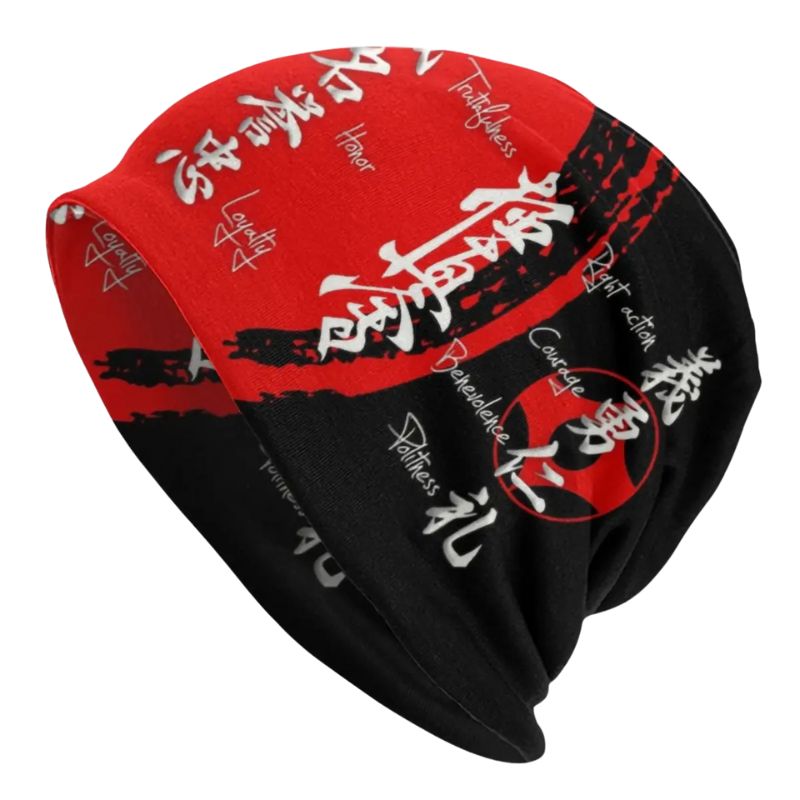 Bonnet Japonais Unisexe Avec Impression Kanji