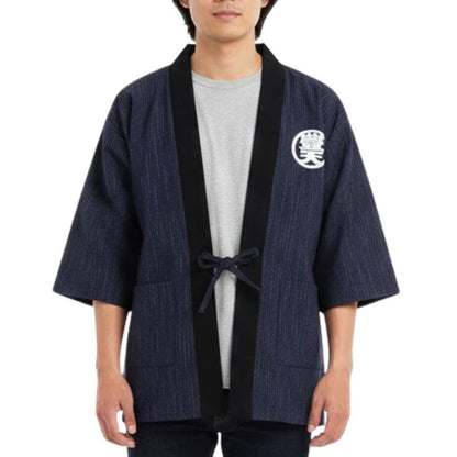 Hanten Homme Japonais à Rayures Fines