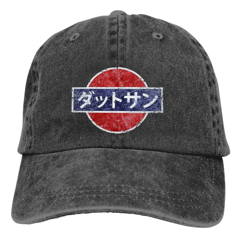 Casquette Japonaise Style Baseball Avec Inscription Kanji