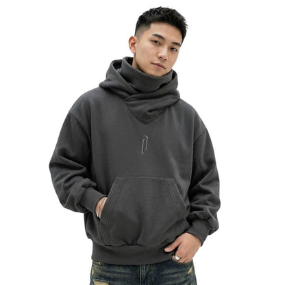 Sweat Japonais Oversize Avec Col Enveloppant