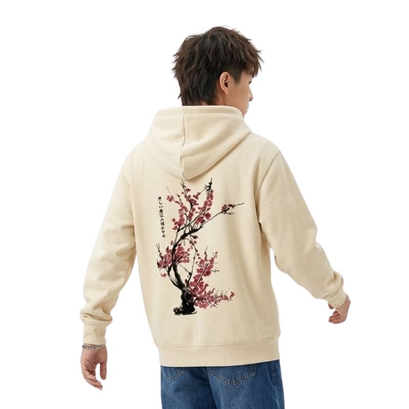 Sweat Japonais Avec Fleur Sakura