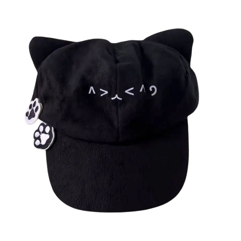 Casquette Japonaise Avec Design Chat Mignon
