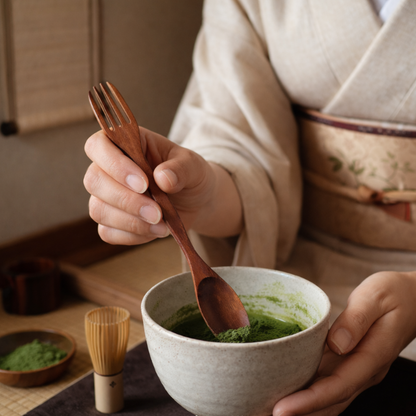Cuillère Matcha En Bambou Multifonction