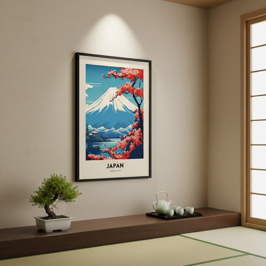 Tableau Japonais Mont Fuji